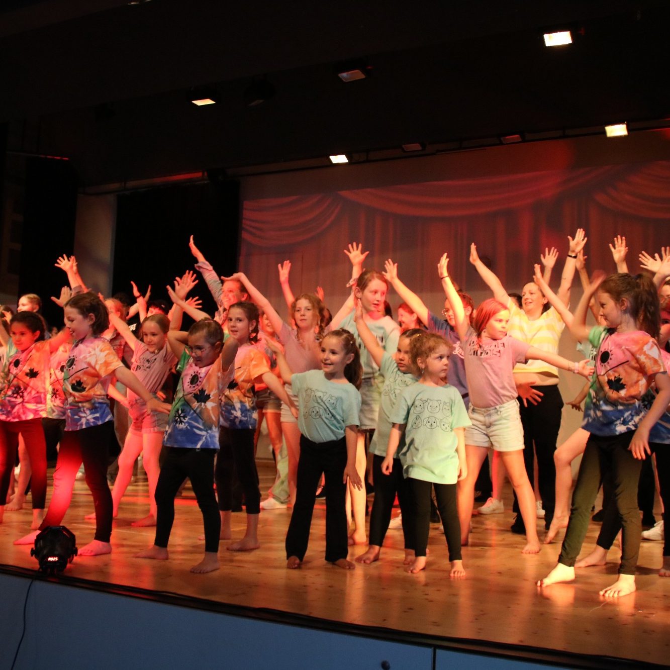 Tanzshow mit Kindertanzen und allen Gruppen